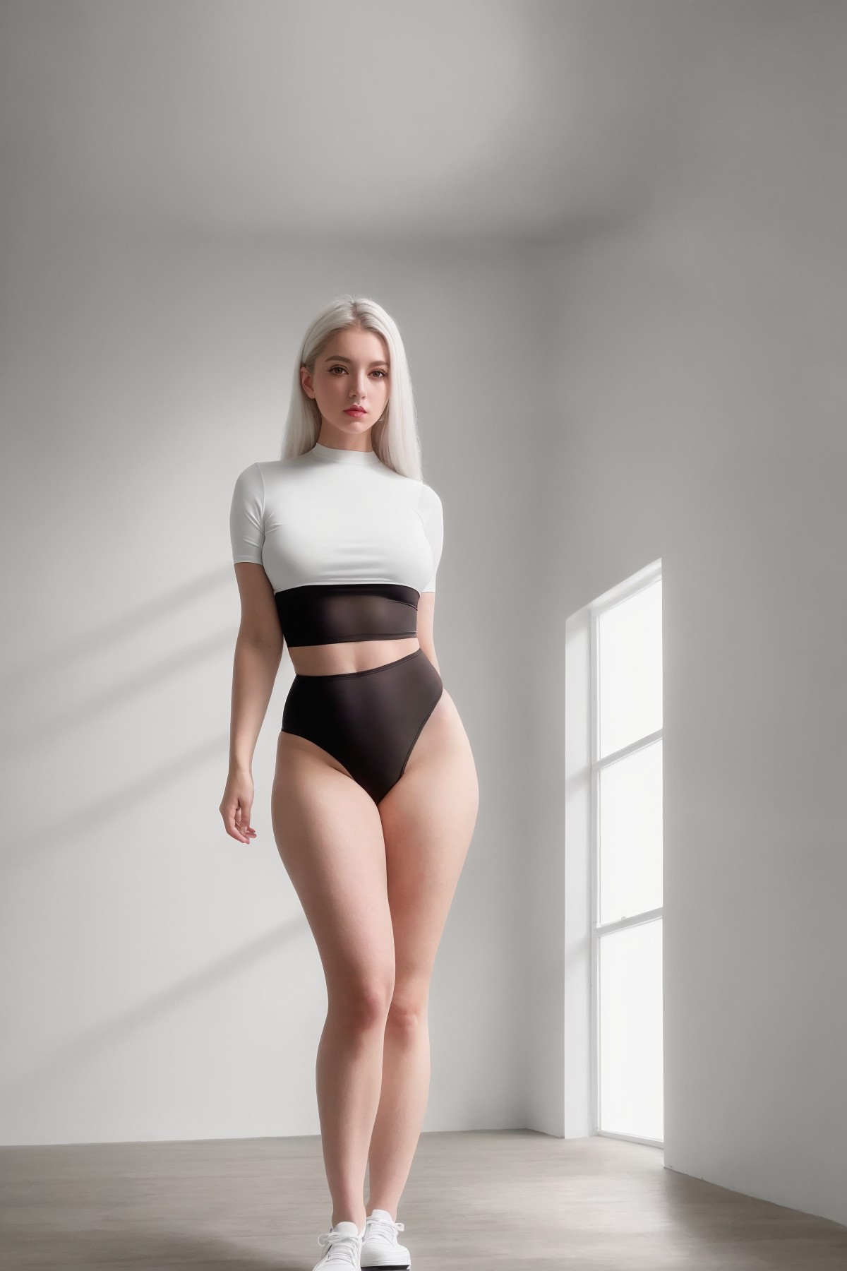 AIModel Vol.079 White Crop Top-第1章-图片17