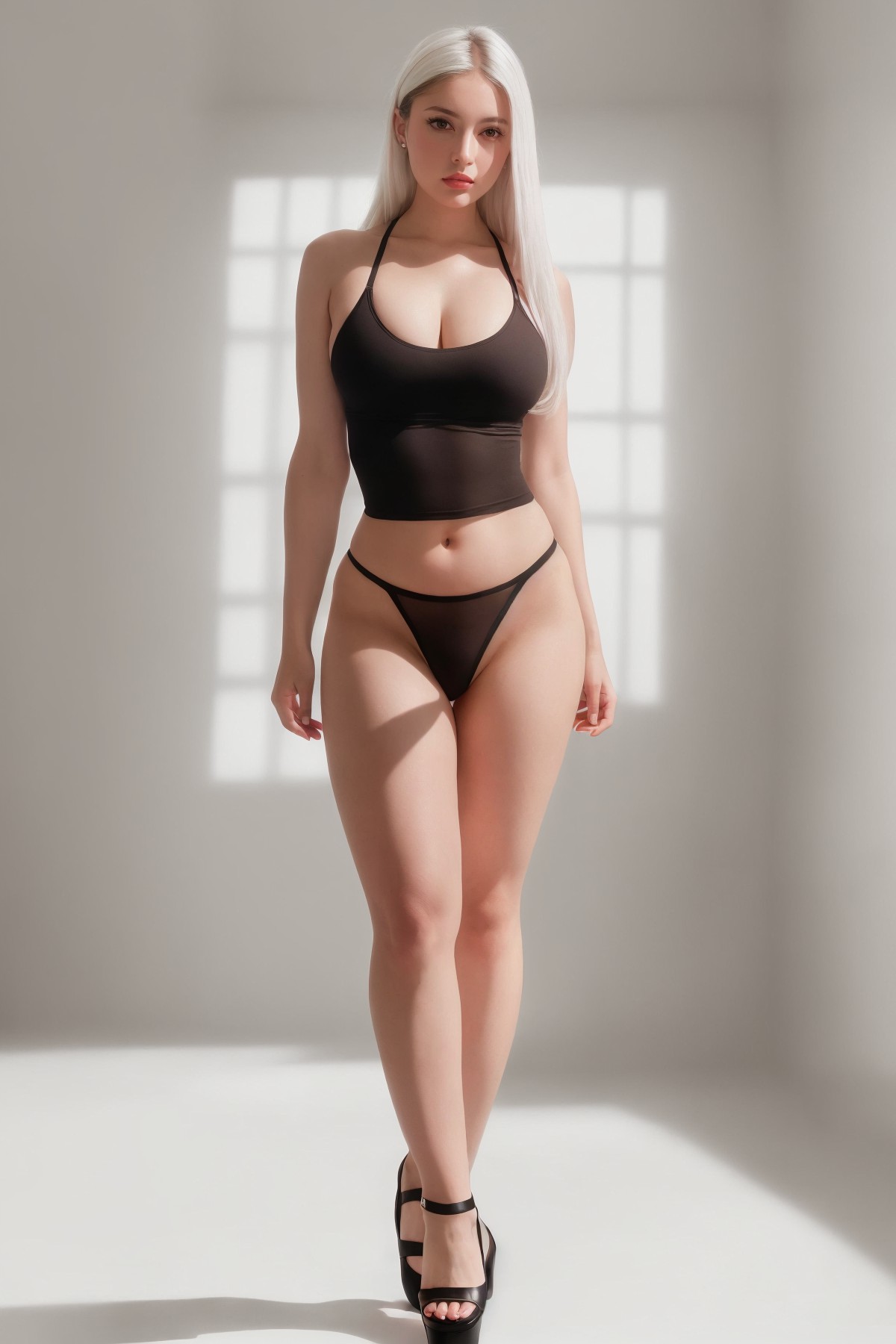 AIModel Vol.079 White Crop Top-第1章-图片16