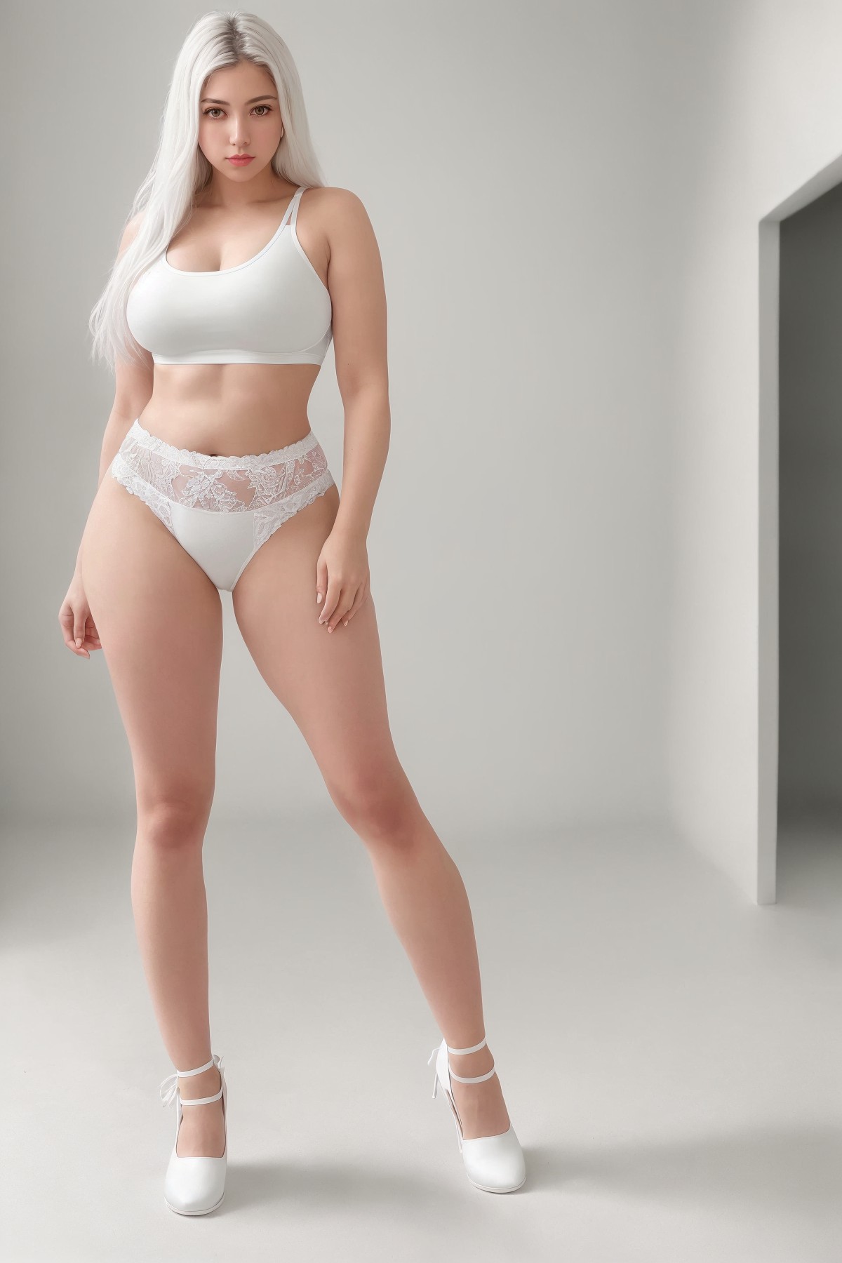 AIModel Vol.079 White Crop Top-第1章-图片21