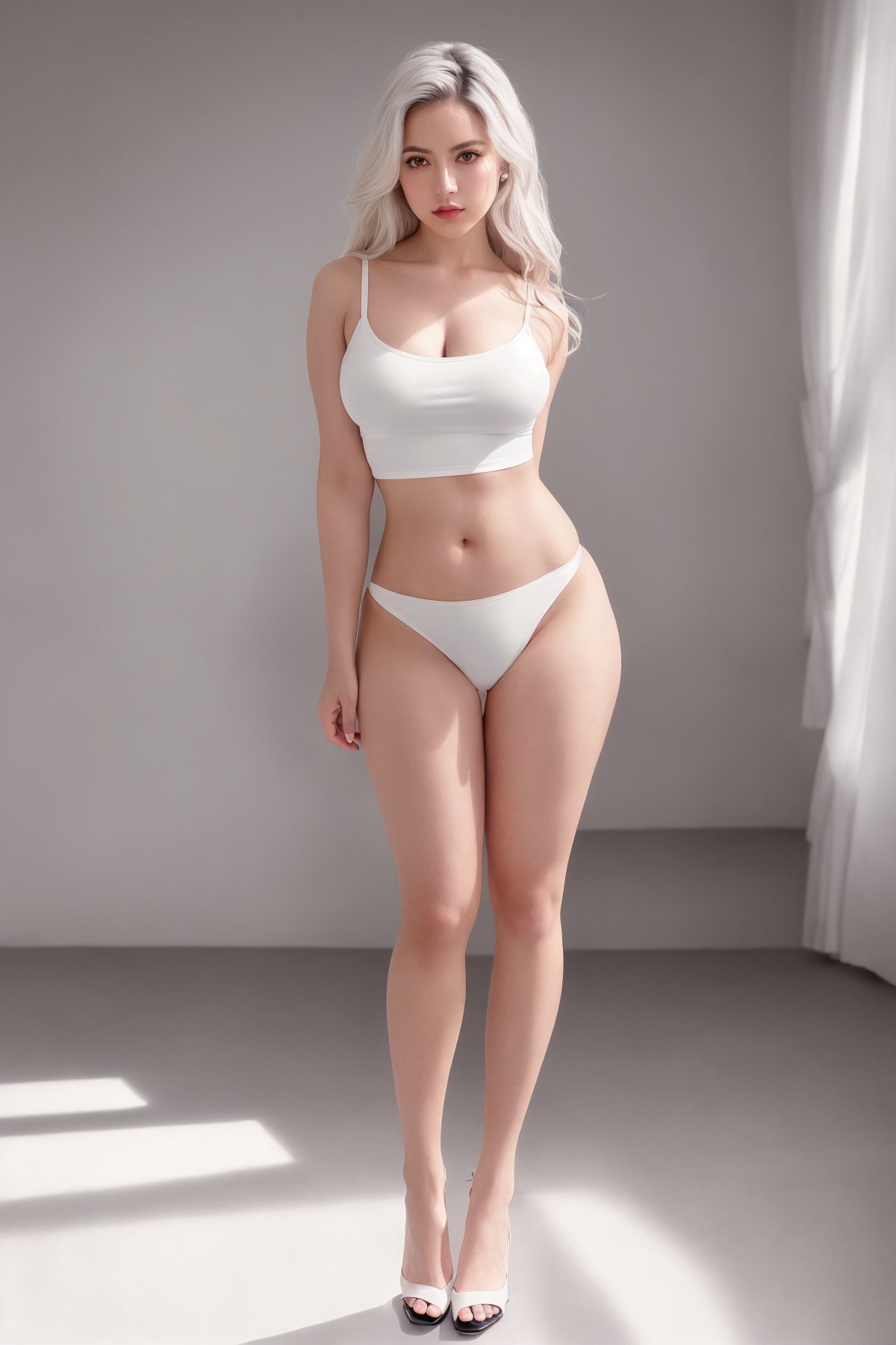 AIModel Vol.079 White Crop Top-第1章-图片24