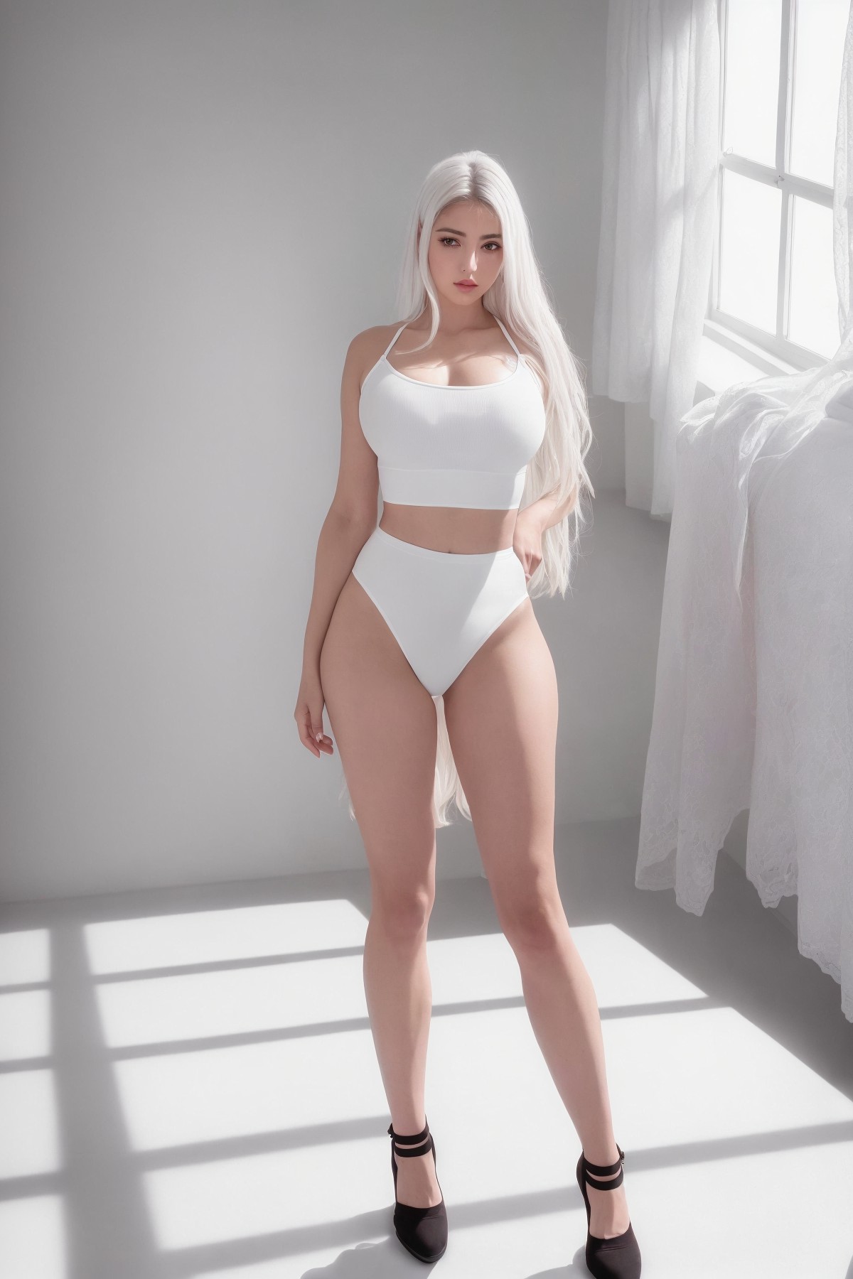 AIModel Vol.079 White Crop Top-第1章-图片30