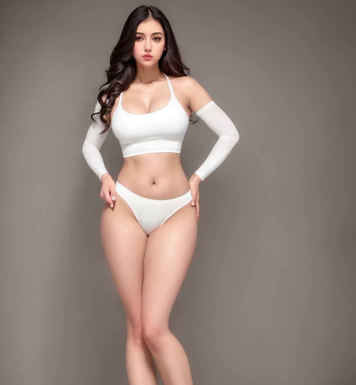 AIModel Vol.079 White Crop Top-第1章-图片31