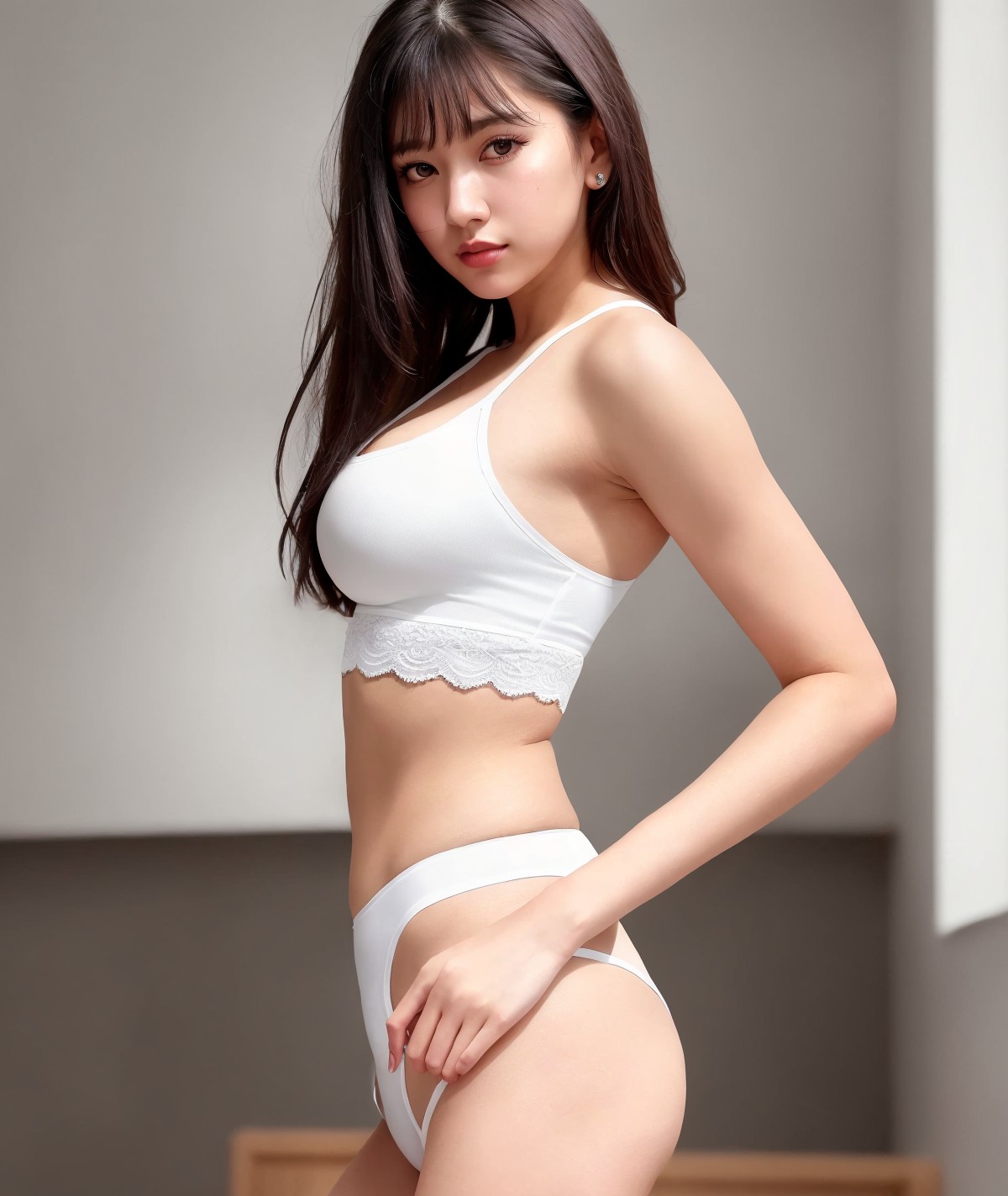 AIModel Vol.079 White Crop Top-第1章-图片45