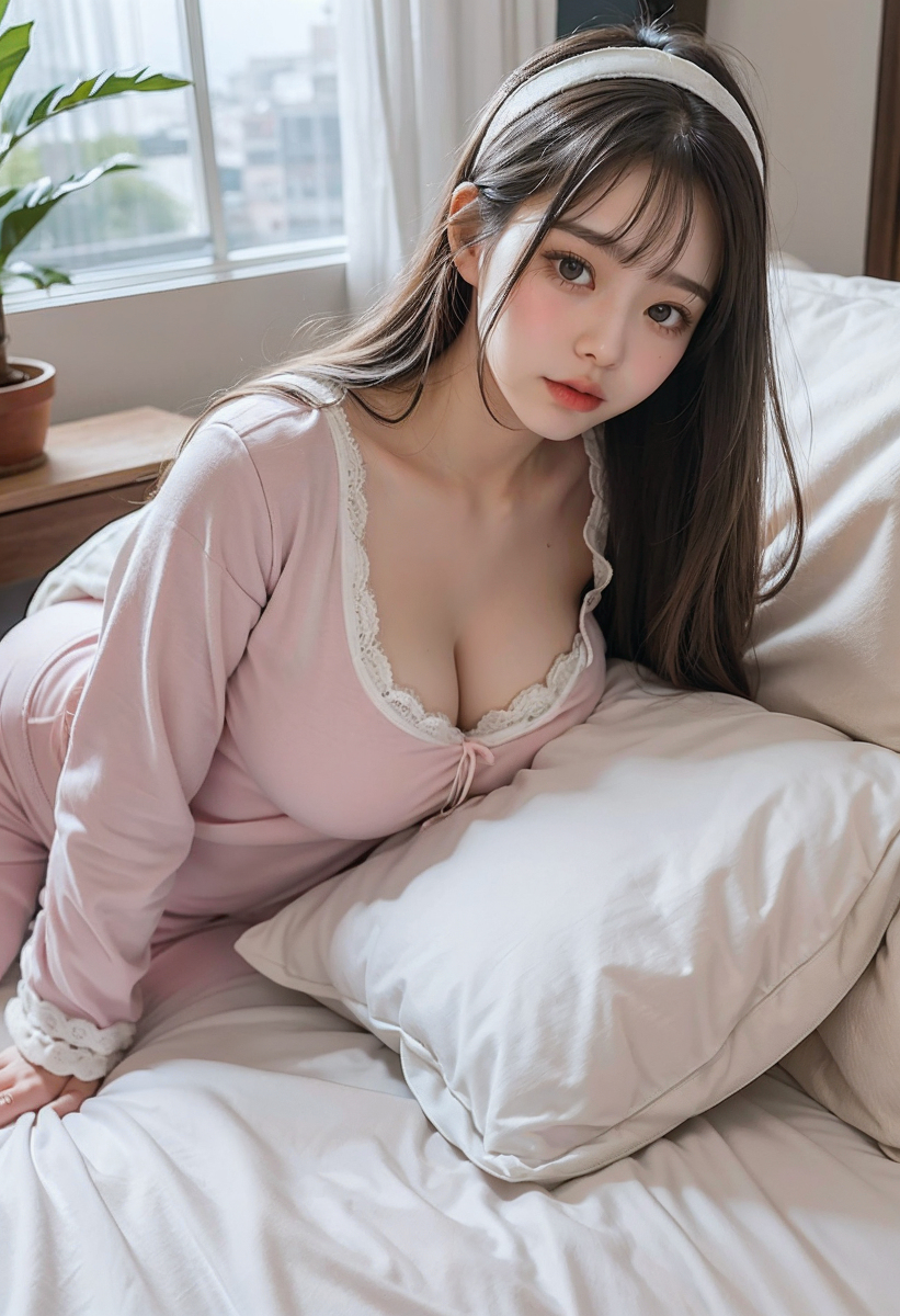 AI生成~AI OFUG彼女と一緒にパジャマパーティー〜（和她一起睡衣派對~）-第1章-图片5