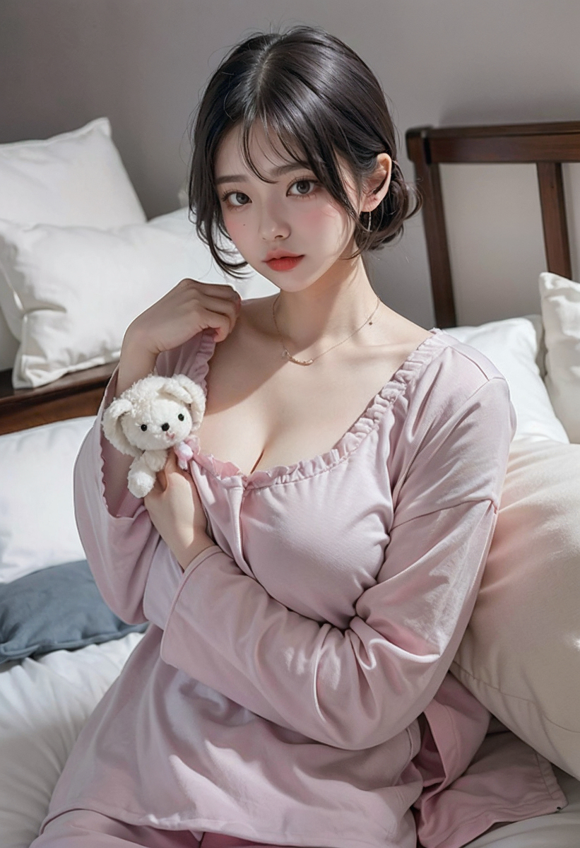 AI生成~AI OFUG彼女と一緒にパジャマパーティー〜（和她一起睡衣派對~）-第1章-图片18