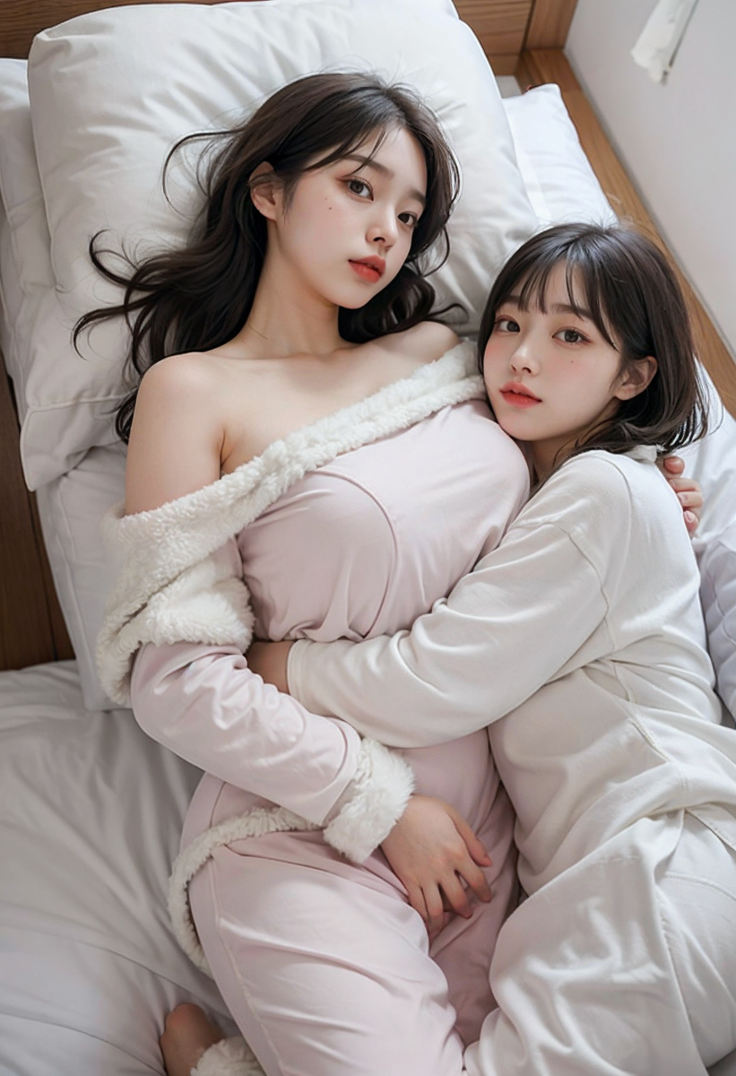 AI生成~AI OFUG彼女と一緒にパジャマパーティー〜（和她一起睡衣派對~）-第1章-图片21