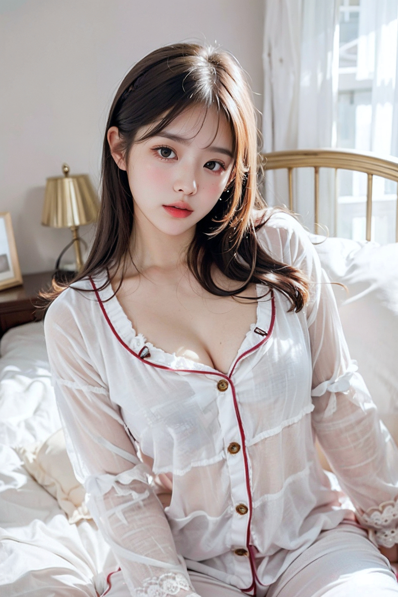 AI生成~AI OFUG彼女と一緒にパジャマパーティー〜（和她一起睡衣派對~）-第1章-图片38
