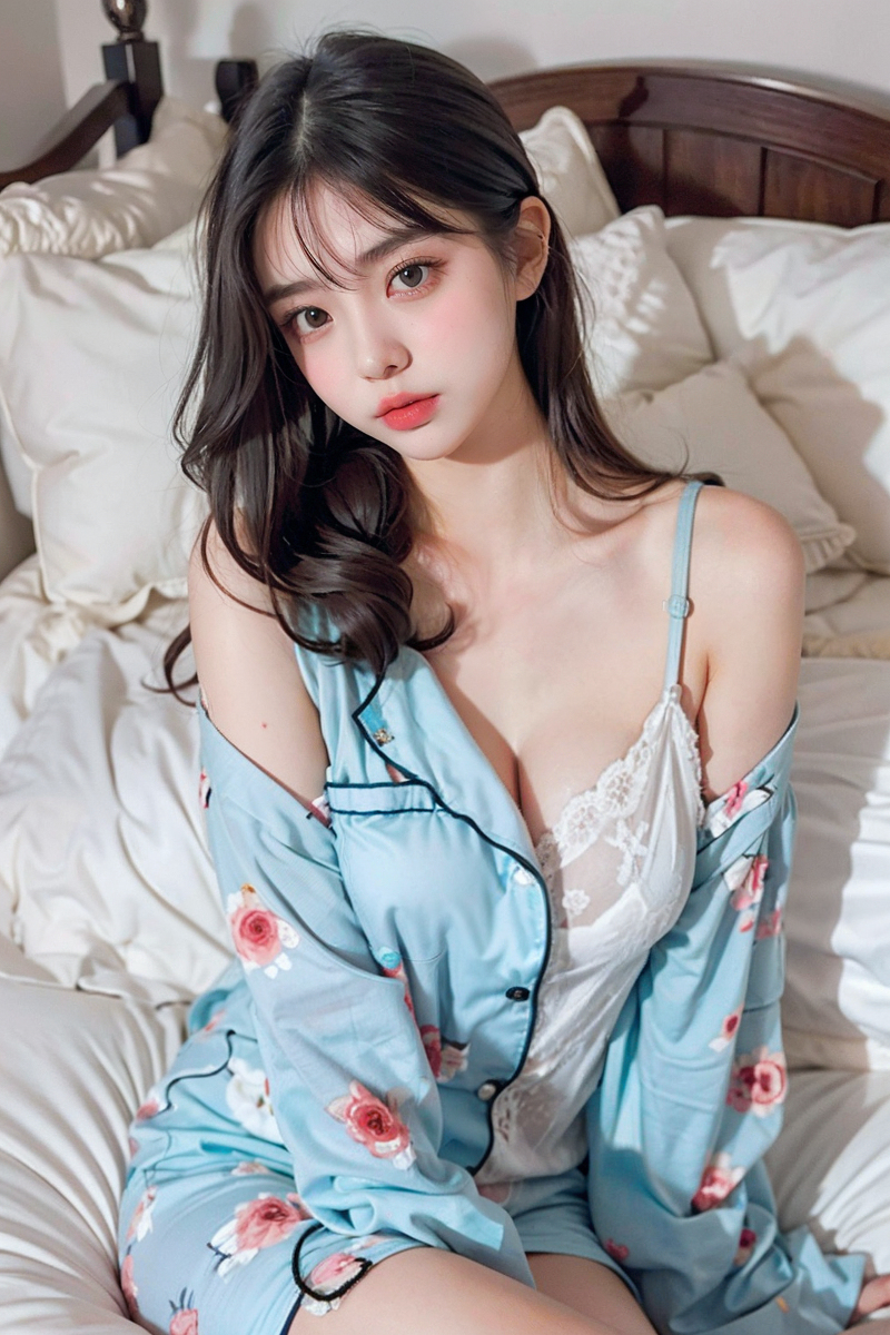AI生成~AI OFUG彼女と一緒にパジャマパーティー〜（和她一起睡衣派對~）-第1章-图片42