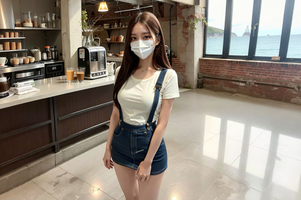 AI生成~qwewewqeAI  Parttime job at a Korean
