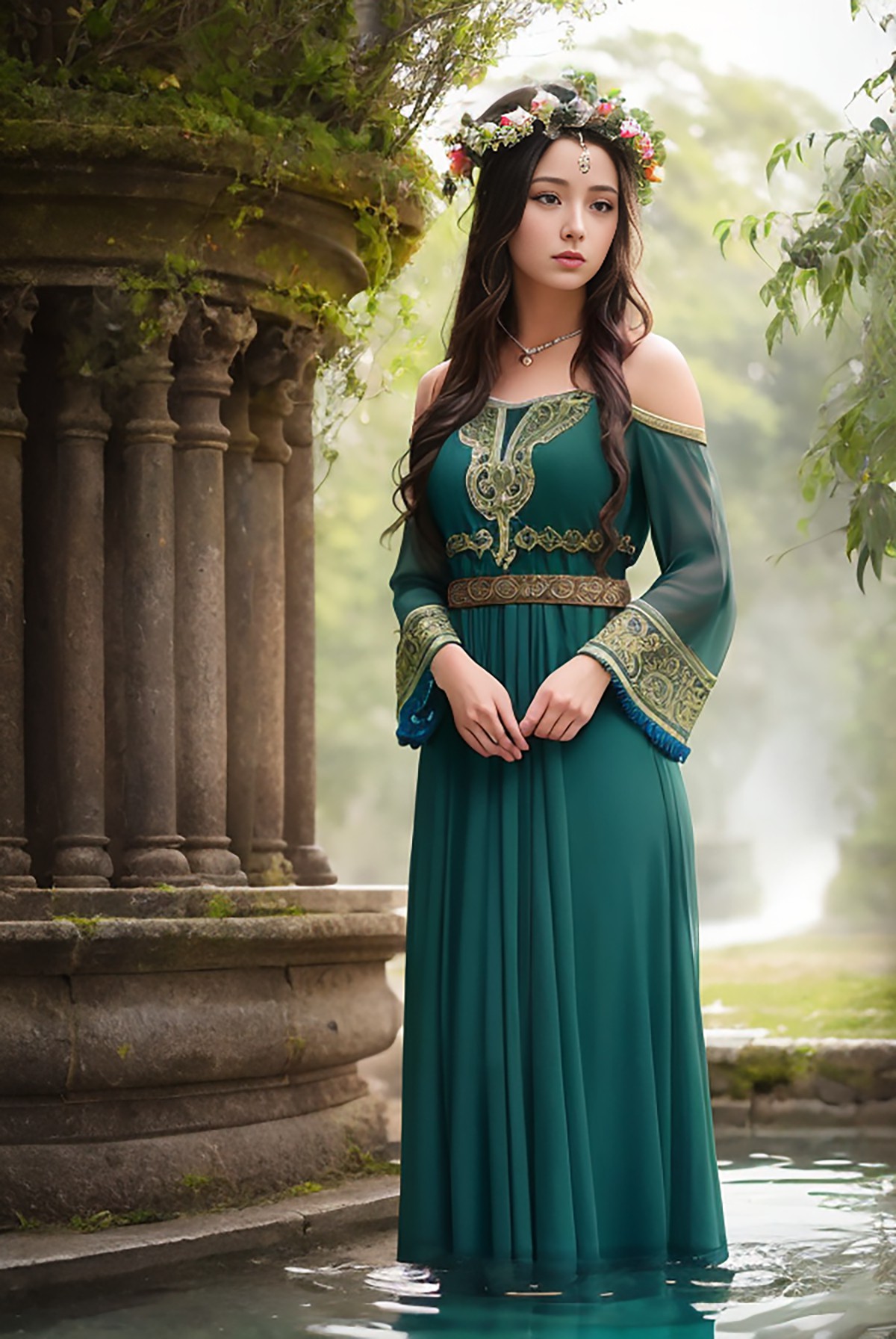 AIModel Vol.088 Beautiful Young Druid Goddess-第1章-图片23