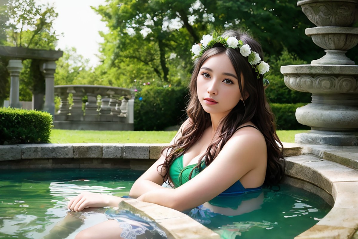 AIModel Vol.088 Beautiful Young Druid Goddess-第1章-图片36