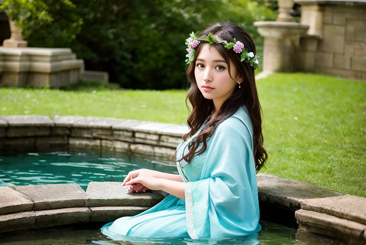 AIModel Vol.088 Beautiful Young Druid Goddess-第1章-图片38