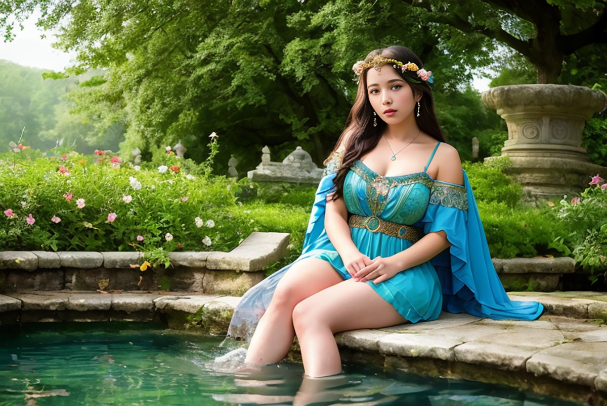 AIModel Vol.088 Beautiful Young Druid Goddess-第1章-图片45