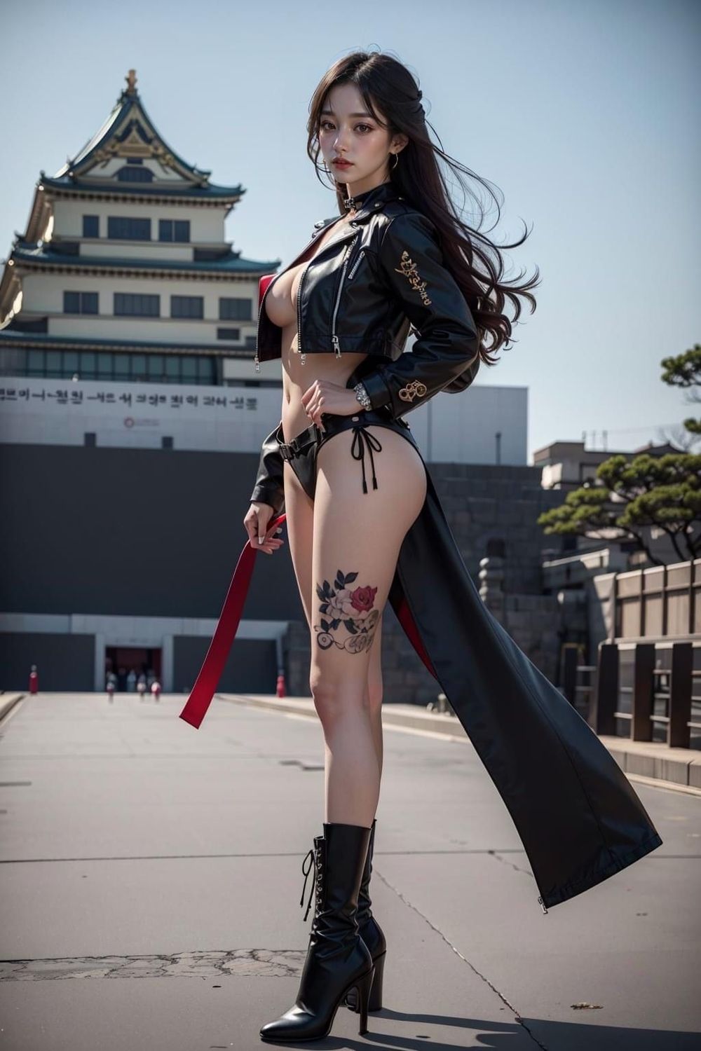 Day 10 Leather Bug Newbie) In front of Osaka Castle-第1章-图片11