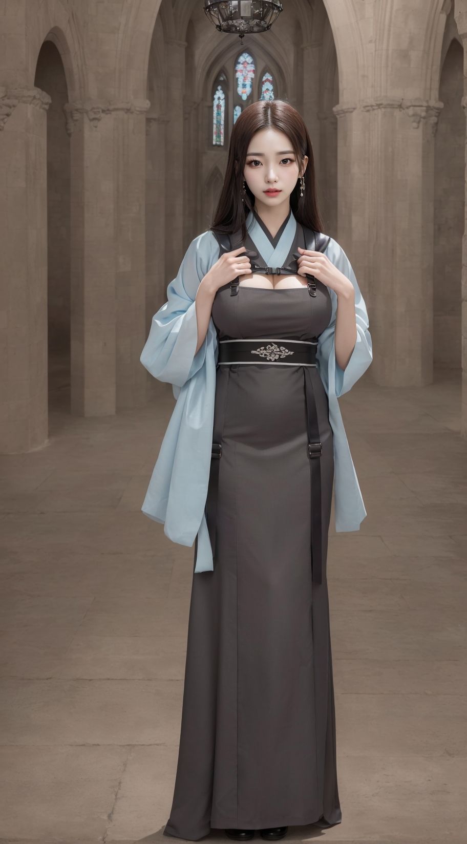I put on a harness in a hanbok-第1章-图片4