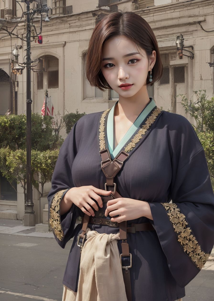 I put on a harness in a hanbok-第1章-图片14