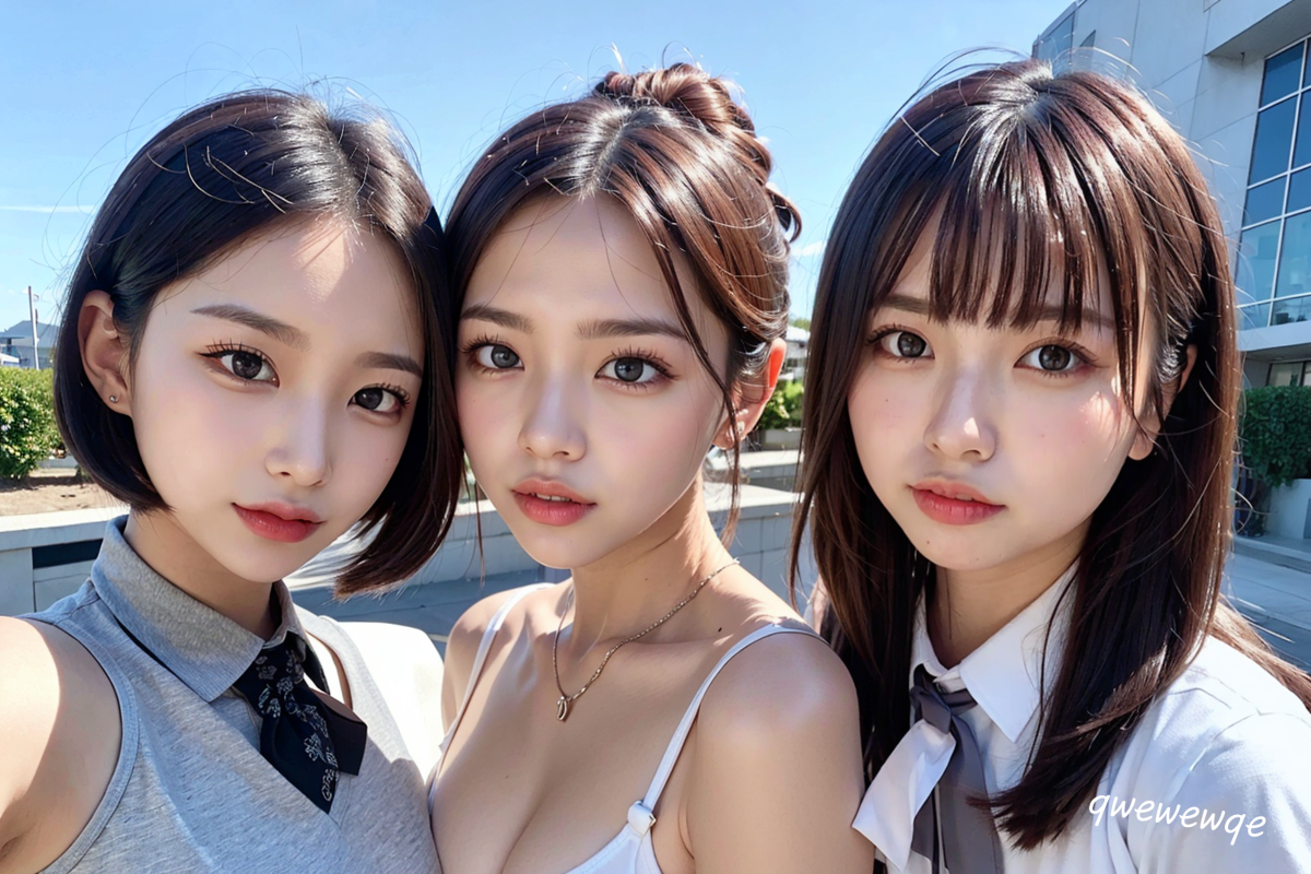 AI生成~qwewewqeAI  school girls / 女子校生-第1章-图片1