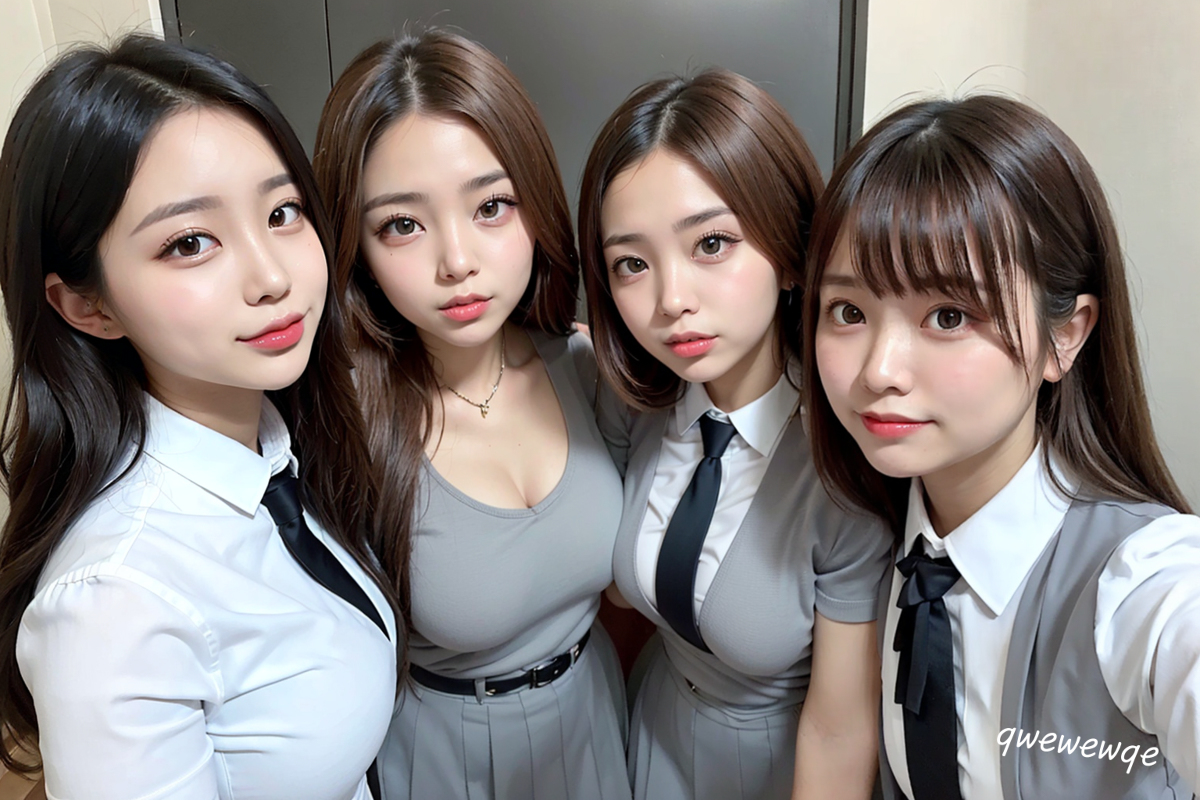 AI生成~qwewewqeAI  school girls / 女子校生-第1章-图片4