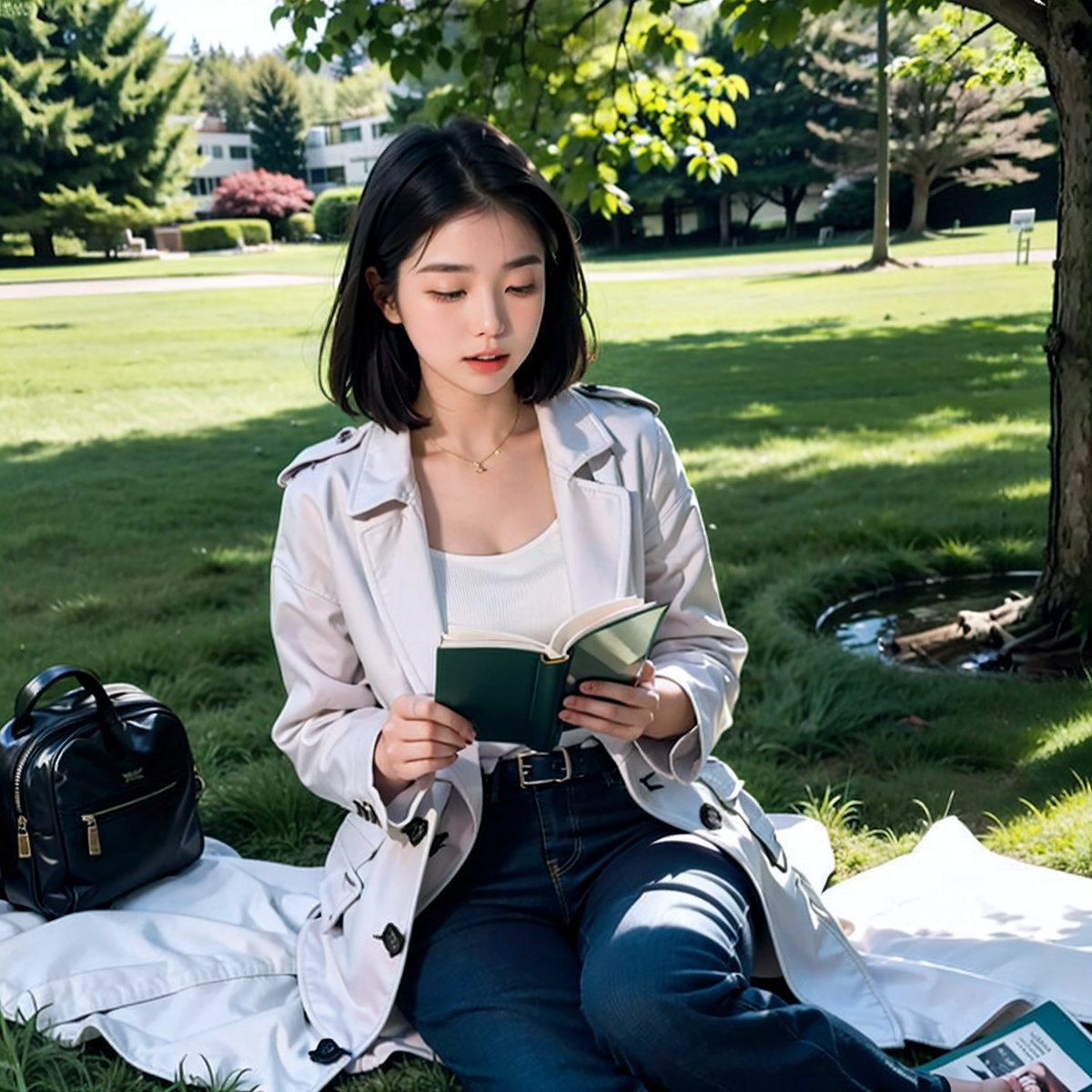 AI生成~AI OFUG彼女とキャンパスデート（和她的校園約會）-第1章-图片2