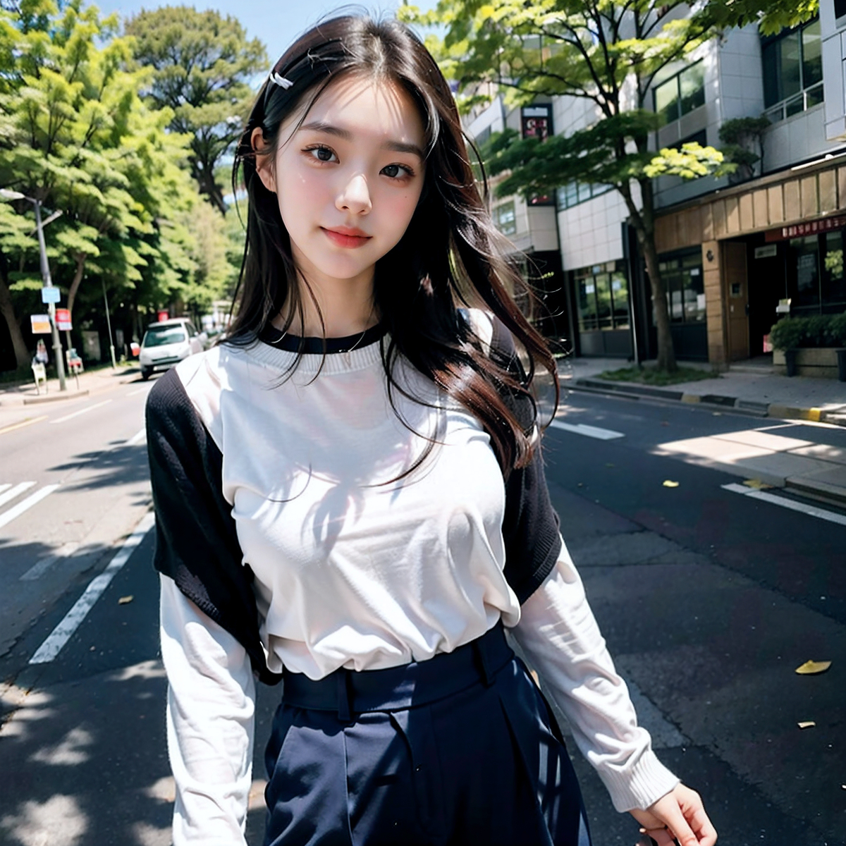 AI生成~AI OFUG彼女とキャンパスデート（和她的校園約會）-第1章-图片5