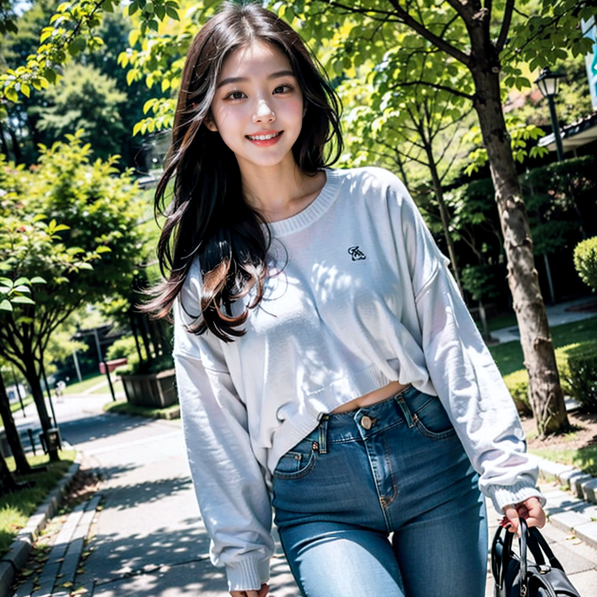 AI生成~AI OFUG彼女とキャンパスデート（和她的校園約會）-第1章-图片7