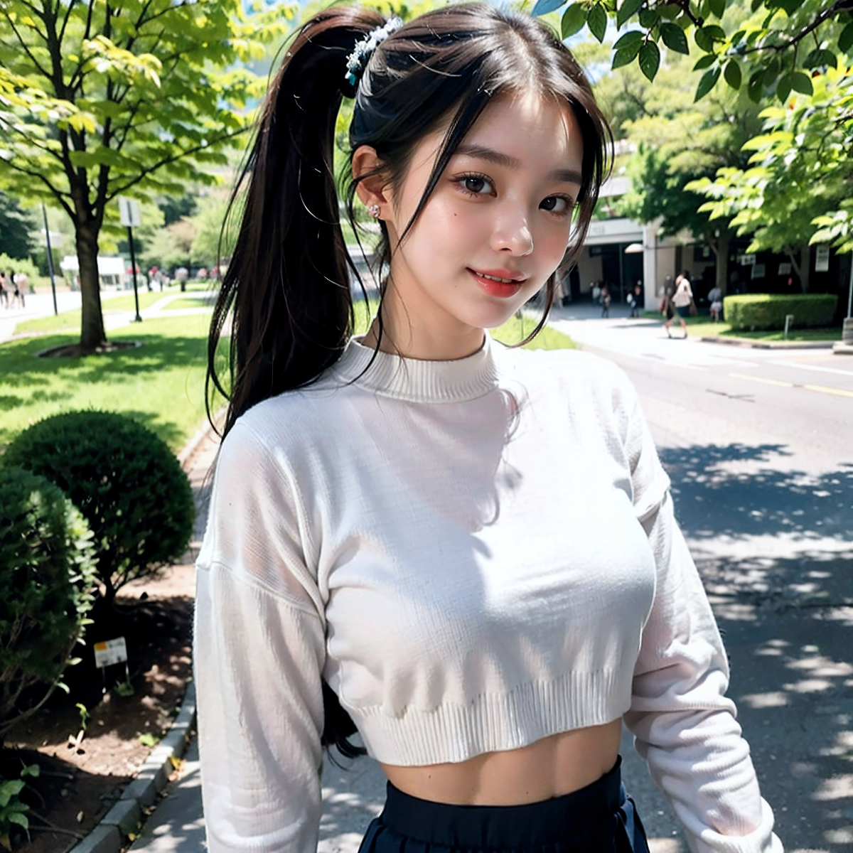 AI生成~AI OFUG彼女とキャンパスデート（和她的校園約會）-第1章-图片10