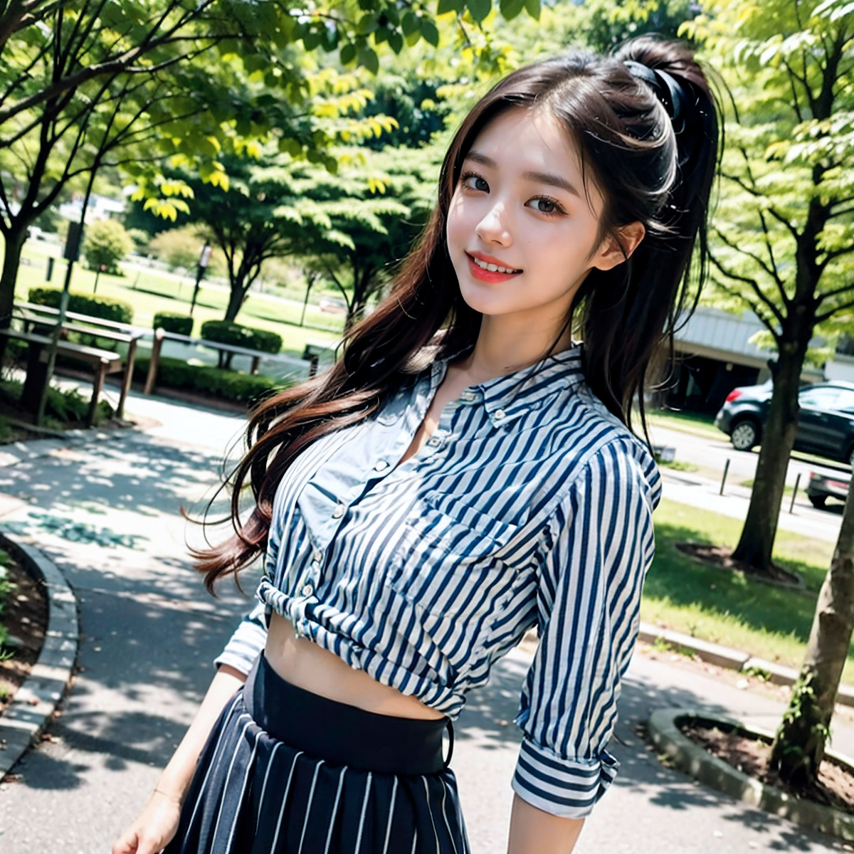 AI生成~AI OFUG彼女とキャンパスデート（和她的校園約會）-第1章-图片11