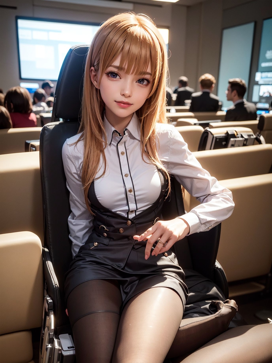 AI生成~Chris黒糸白糸（黑白絲襪）-第1章-图片26