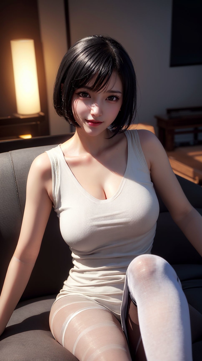 AI生成~Chrisshort hair girls-第1章-图片43