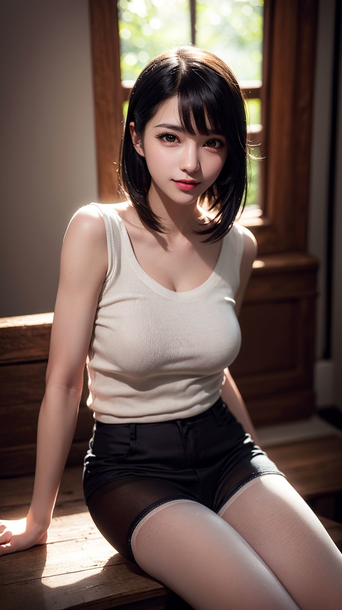 AI生成~Chrisshort hair girls-第1章-图片80