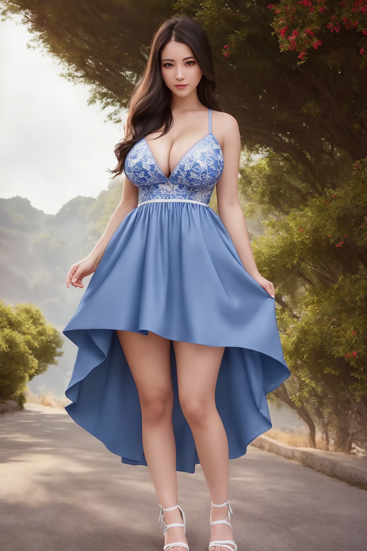 AIModel Vol.104 Blue And White Dress-第1章-图片55