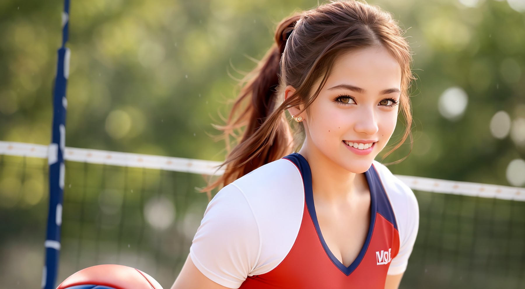 AIModel Vol.105 A Girl Playing Volleyball-第1章-图片32