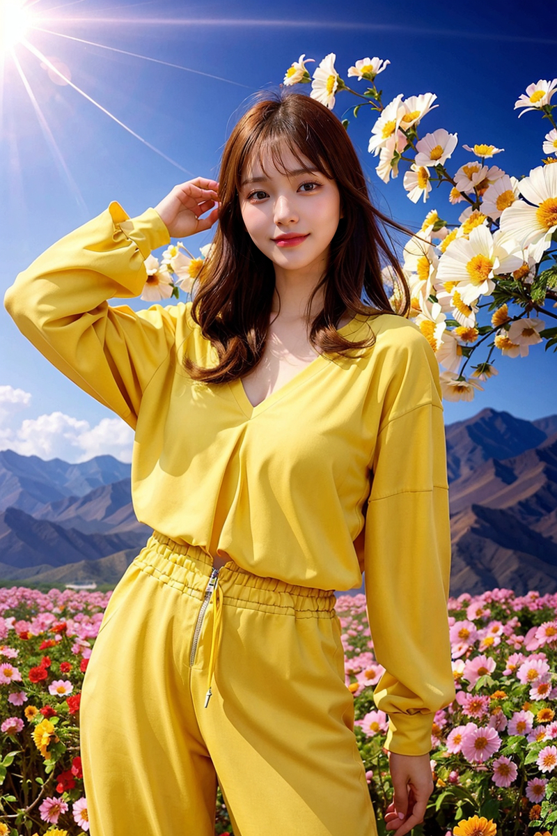 AI生成~NATSUNE_AIVneck Jumpsuit（V 領連衣褲）-第1章-图片2