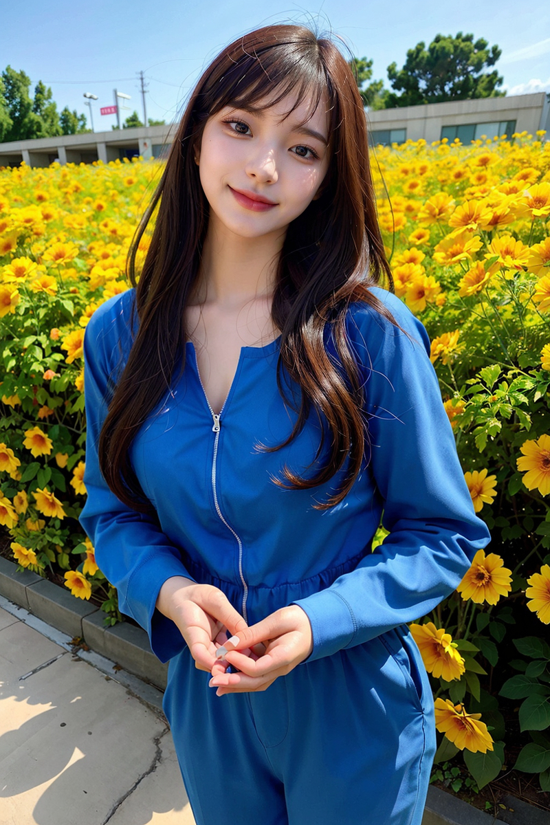 AI生成~NATSUNE_AIVneck Jumpsuit（V 領連衣褲）-第1章-图片17