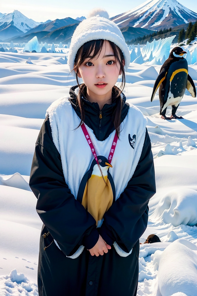 AI生成~NATSUNE_AI南極の女の子-第1章-图片2