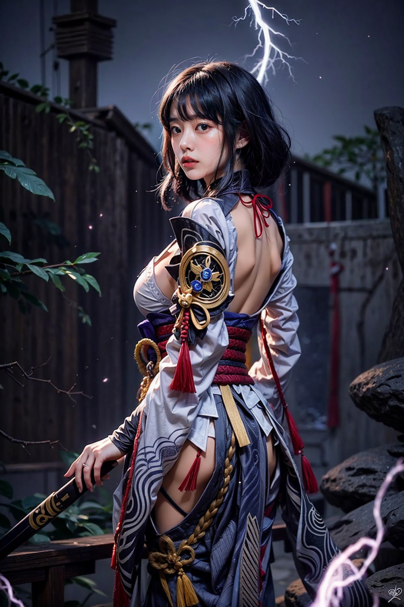 AI生成~AI OFUG彼女の雷電將軍コスプレ-第1章-图片6
