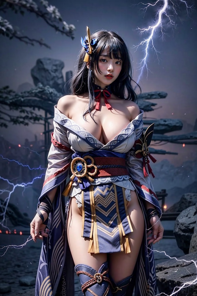 AI生成~AI OFUG彼女の雷電將軍コスプレ-第1章-图片7