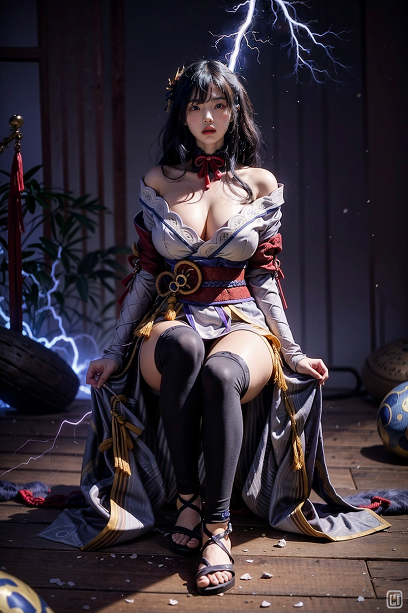 AI生成~AI OFUG彼女の雷電將軍コスプレ-第1章-图片12