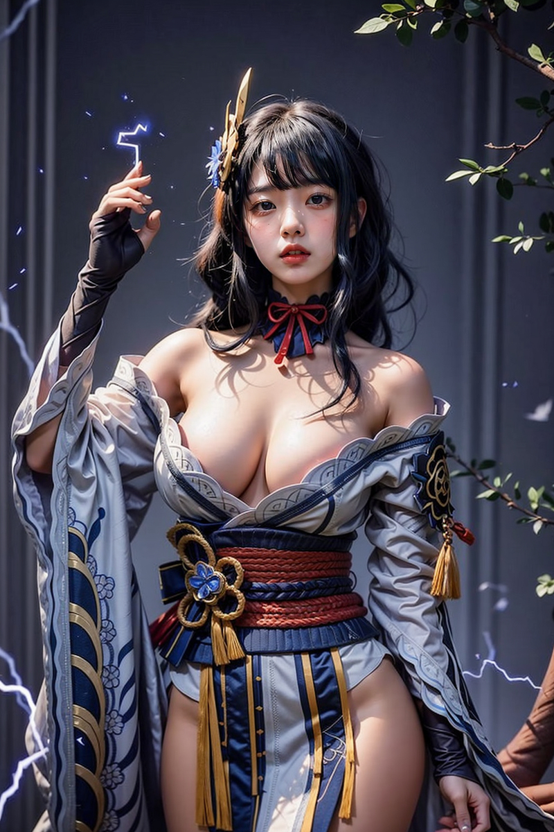 AI生成~AI OFUG彼女の雷電將軍コスプレ-第1章-图片26