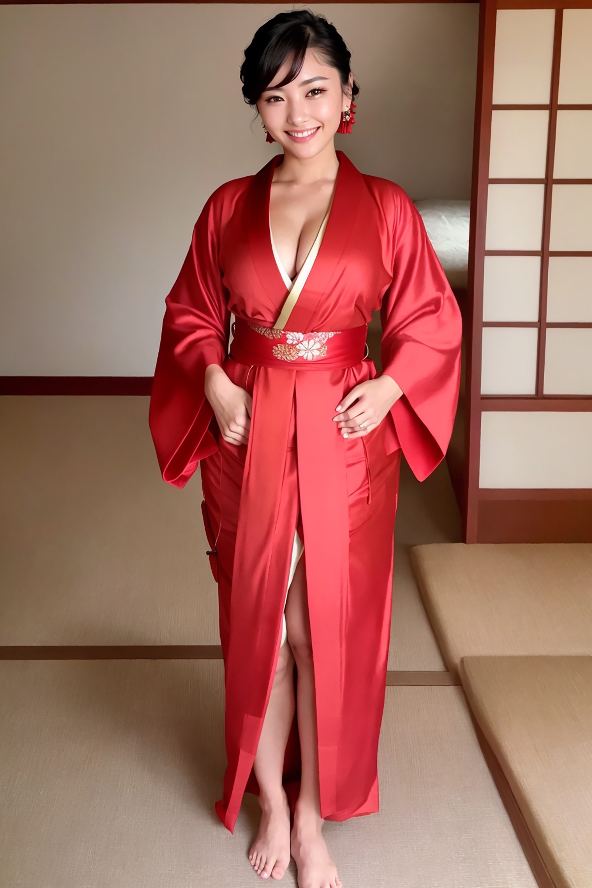 AIModel Vol.126 Silk Pastel Kimono-第1章-图片2