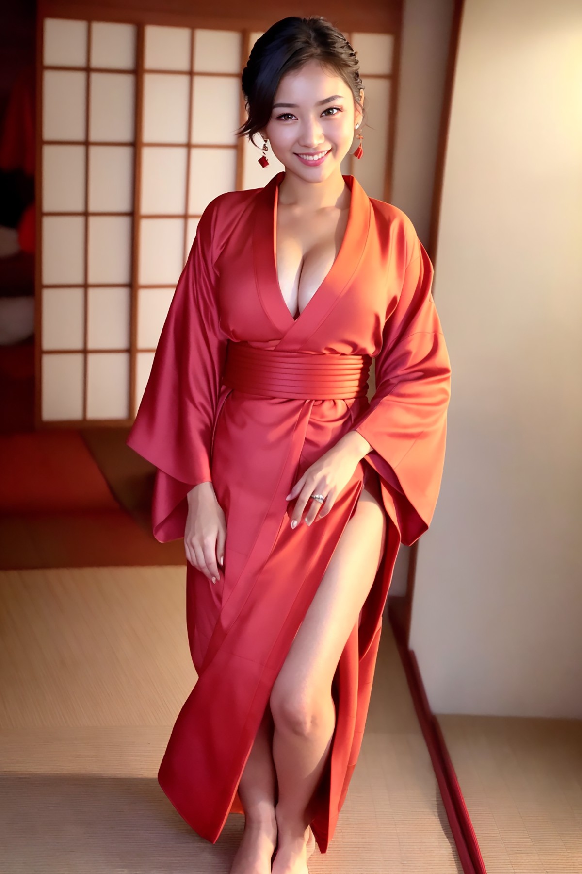 AIModel Vol.126 Silk Pastel Kimono-第1章-图片4