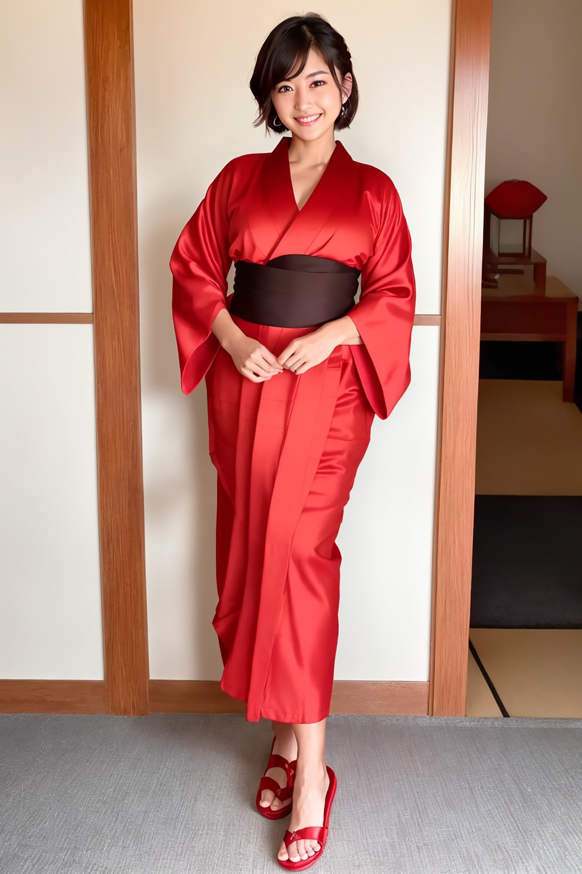 AIModel Vol.126 Silk Pastel Kimono-第1章-图片3