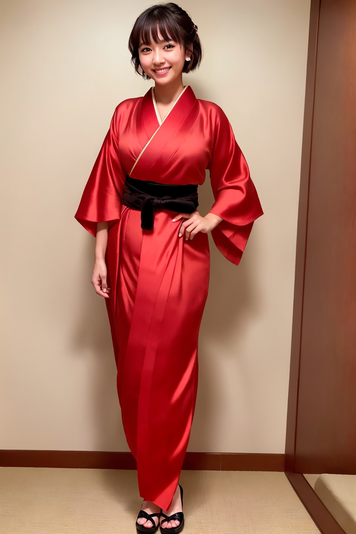 AIModel Vol.126 Silk Pastel Kimono-第1章-图片6
