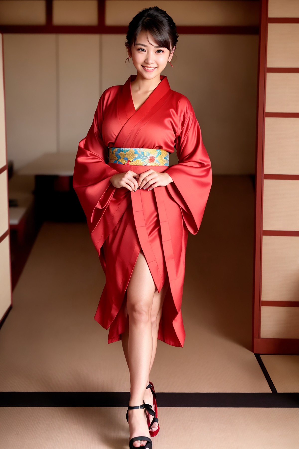 AIModel Vol.126 Silk Pastel Kimono-第1章-图片9