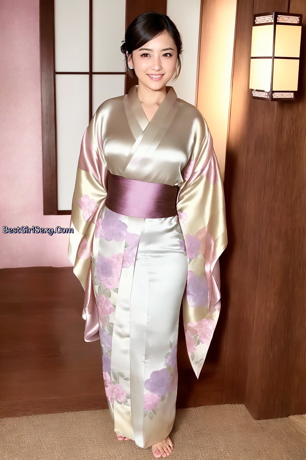 AIModel Vol.126 Silk Pastel Kimono-第1章-图片12