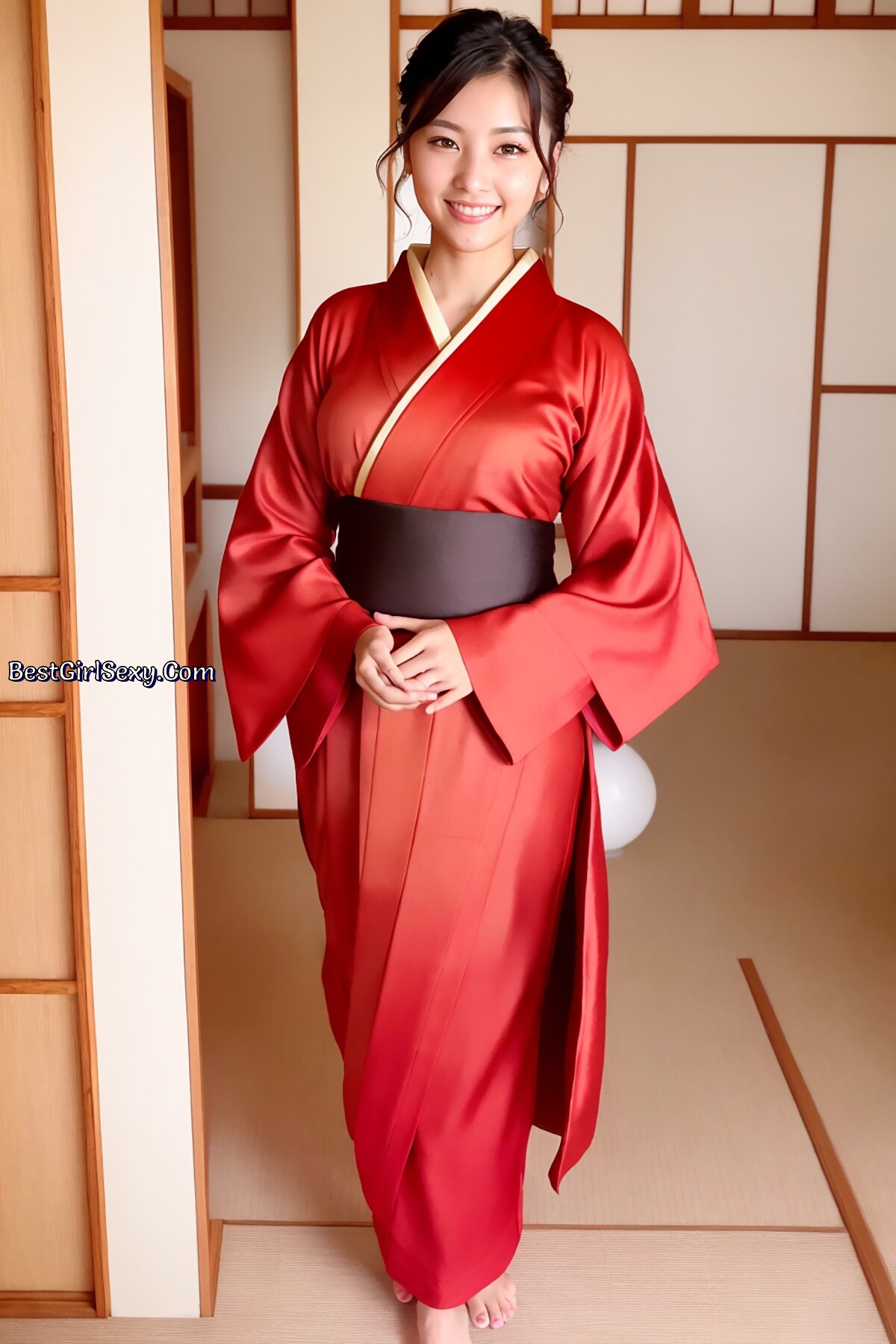 AIModel Vol.126 Silk Pastel Kimono-第1章-图片14
