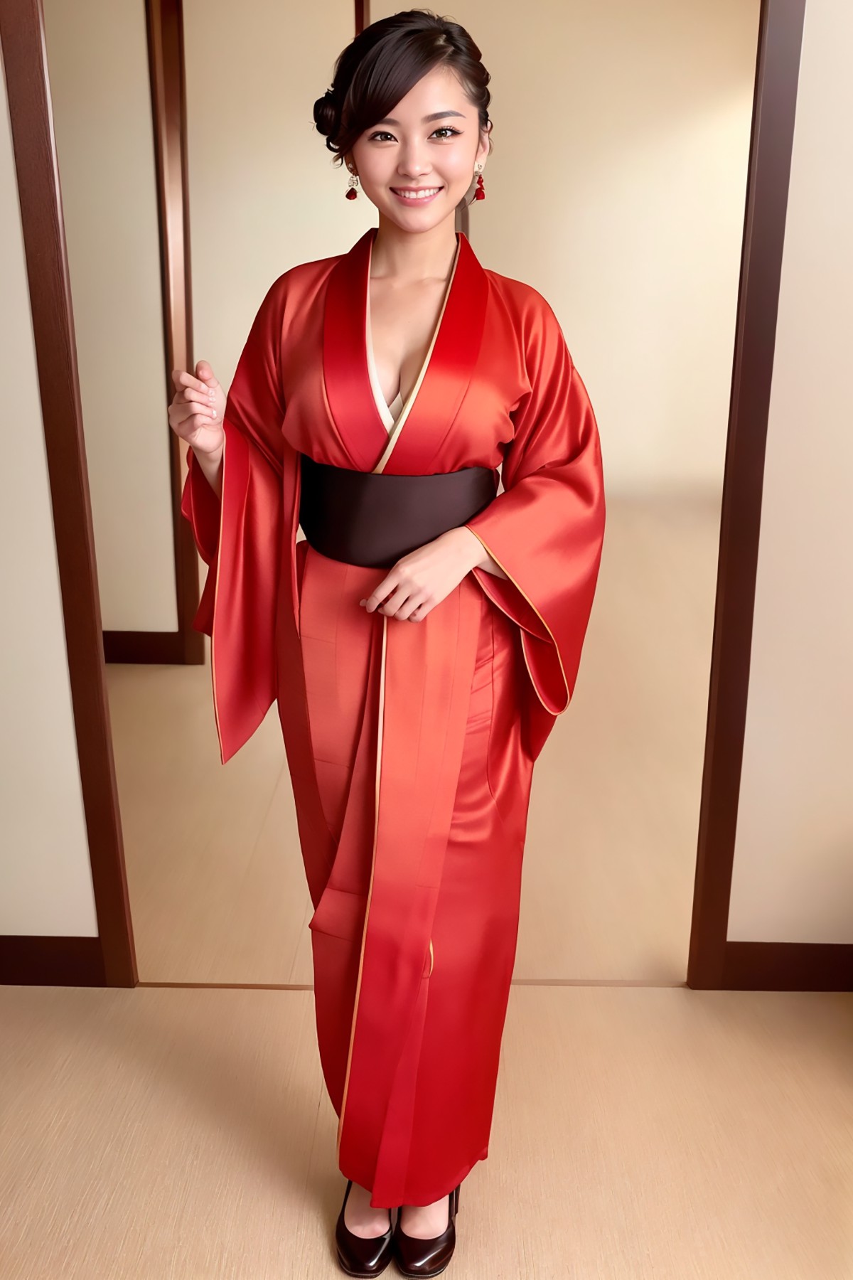 AIModel Vol.126 Silk Pastel Kimono-第1章-图片13