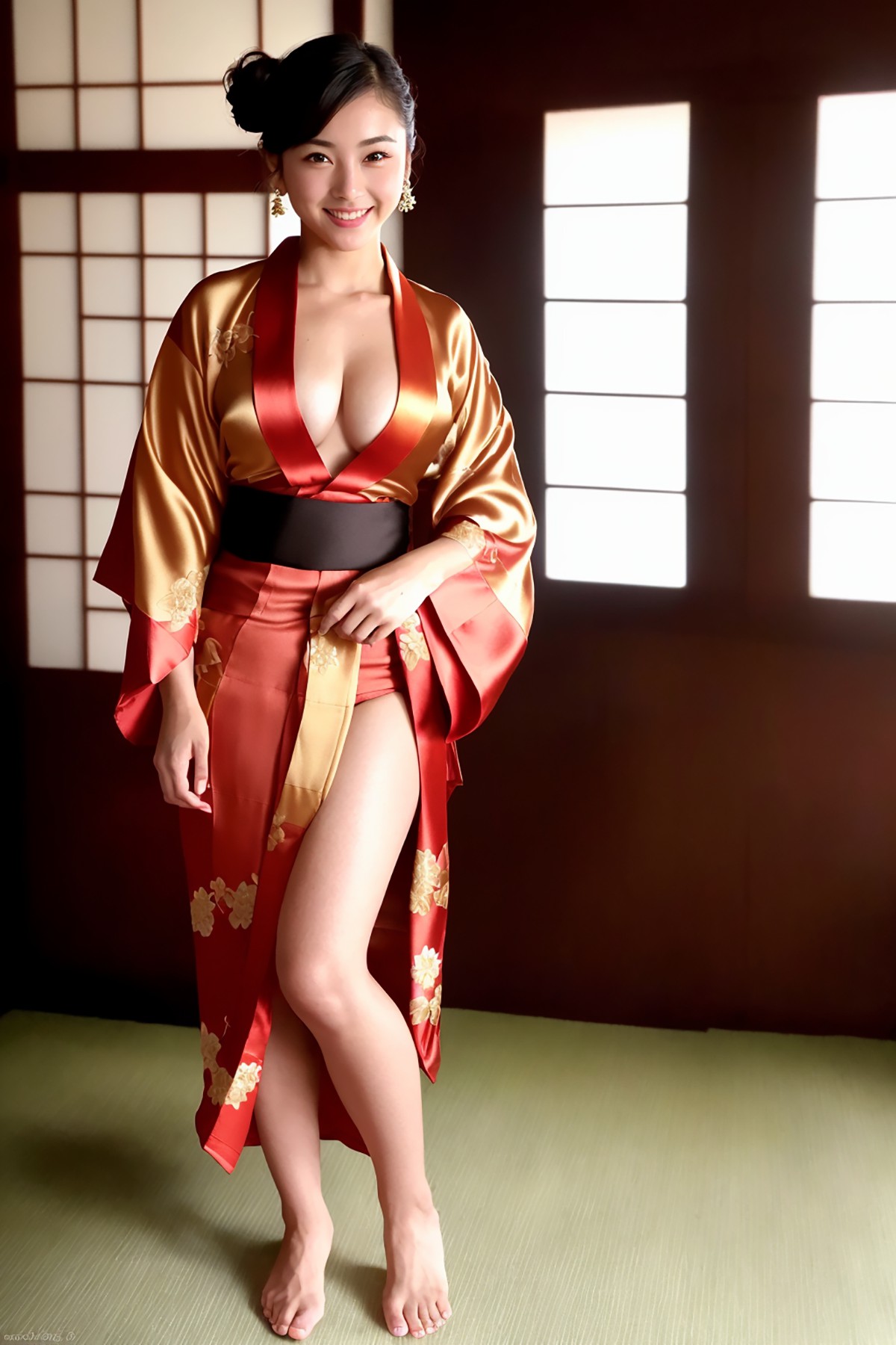AIModel Vol.126 Silk Pastel Kimono-第1章-图片18