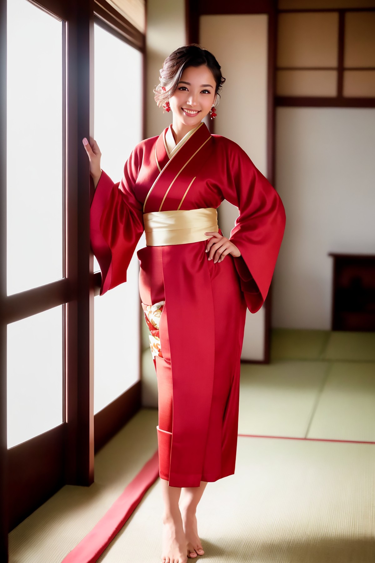 AIModel Vol.126 Silk Pastel Kimono-第1章-图片17