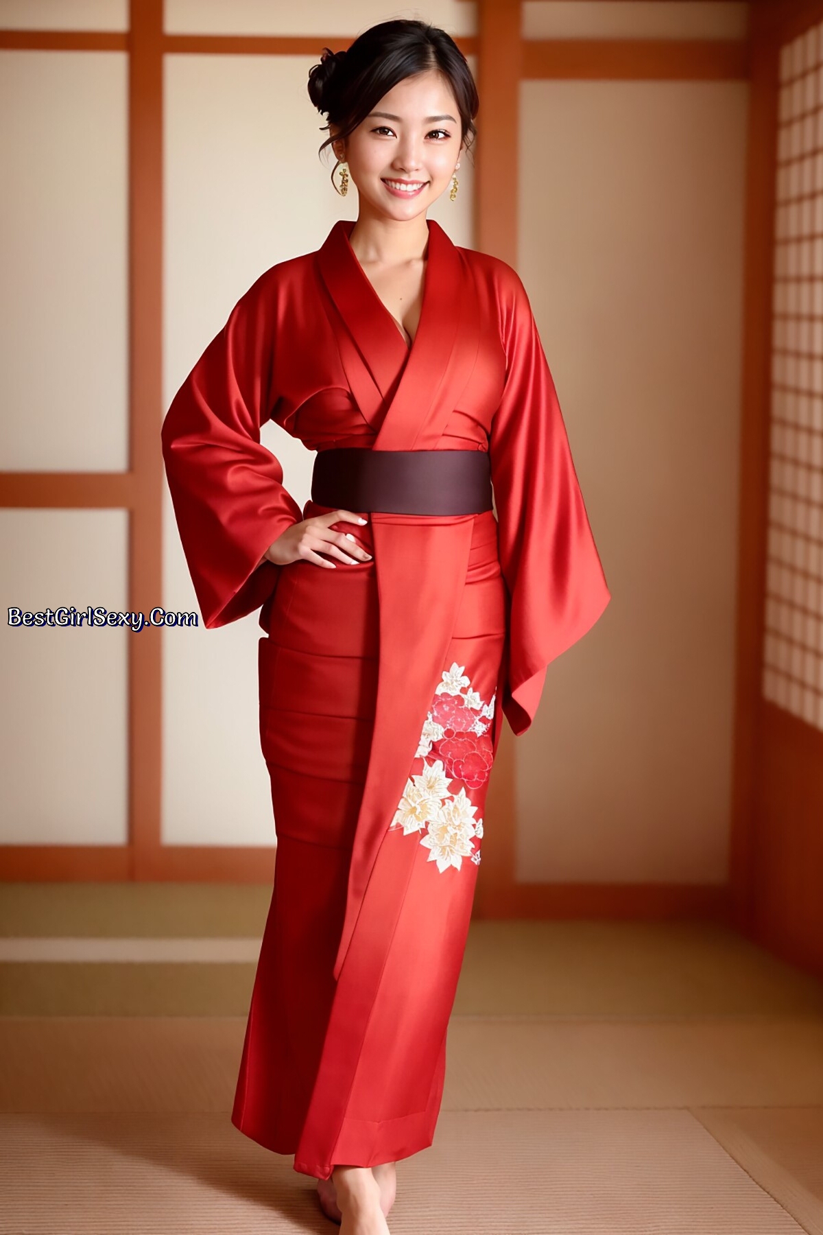 AIModel Vol.126 Silk Pastel Kimono-第1章-图片20